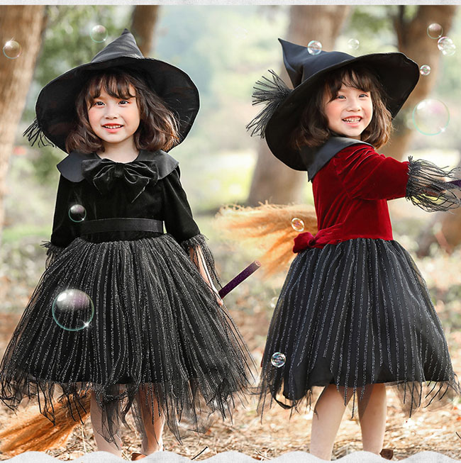 子供ハロウィン衣装子供 女の子 まじょ 魔女 witch 巫女 ウィッチ キッズ ハロウィン衣装 幼稚園ハロウィン衣装 最新ハロウィン衣装 ハロウィーン