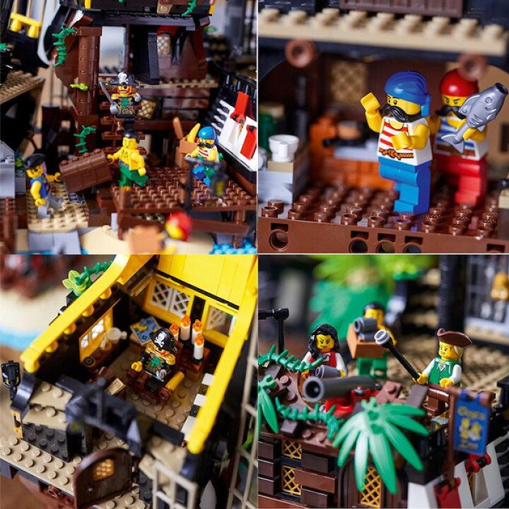 楽天市場】レゴ LEGO アイデア 赤ひげ船長の海賊島 21322 ブロック 