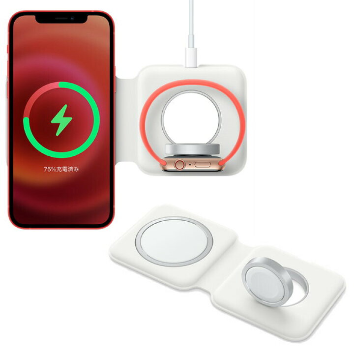 楽天市場】MagSafe デュアル充電パッド iphone 充電器 ワイヤレス 