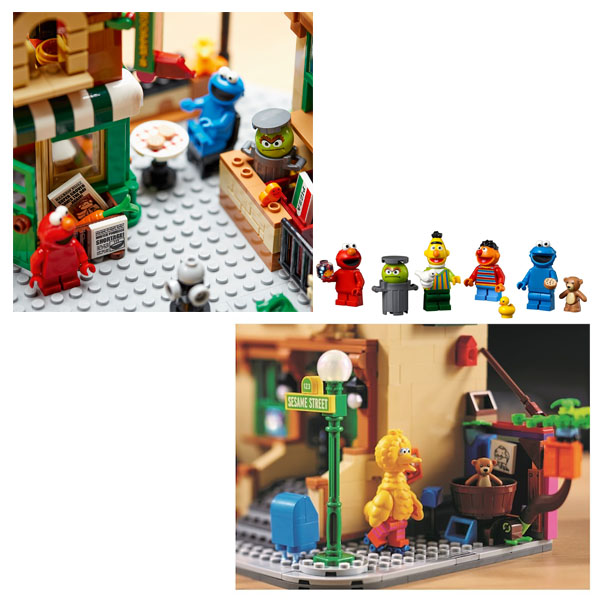 楽天市場】レゴ LEGO レゴアイデア セサミストリート123番地 21324