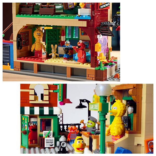 楽天市場】レゴ LEGO レゴアイデア セサミストリート123番地 21324