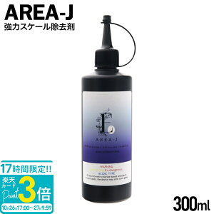 【P3倍】AREA-J E 300ml アリア 強力 スケール除去剤 酸性 旧スーパージャム酸 黒ずみ イオンデポジット スケール 強力スケール除去剤 車 バイク 洗車 洗車グッズ 黒ずみ除去剤 メンテナンス ク