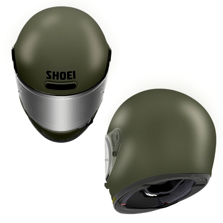 楽天市場】SHOEI フルフェイスヘルメット Glamster グラムスター モス 