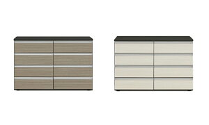 ブラインド 隠しキャスター付き クローゼットチェスト 奥深4段チェスト 幅120奥行55高さ80cm 2色 すきま家具 全段スライドレール 収納力大 完成品 国産 天板メラミン セミオーダー家具 送料無
