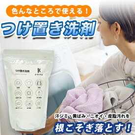 【クーポン利用⇒2点購入で4,400円OFF 8/4 20:00～11 1:59】つけ置き洗剤 1kg 酵素系漂白剤 油汚れ落とし 界面活性剤不使用 日本製 洗濯 食器 つけ置き 衣類 液体洗剤 計量スプーン付き 洗浄 マルチクリーナー 洗濯用 漂白剤 酸素系漂白剤