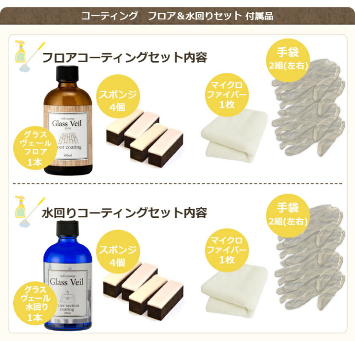 楽天市場】【フローリング用 水周り用コーティング剤】グラスヴェール 