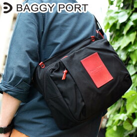 【ポイント10倍】BAGGYPORT バギーポート BLACK 10号帆布高密度帆布 メッセンジャーバッグ YNM-416N 鞄 日本製 国産 メンズ レディース A4サイズ 大容量 ブランド 13インチPC シンプル 斜め掛け ショルダーバッグ ボディ 黒 赤 緑 青 グレー 黄色 プレゼント ギフト GYWIN