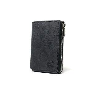 【ポイント10倍】Lima リマ WAXED ELK Leather エルクレザー L字ファスナー ハーフ財布 FZKM852 メンズ レディース ユニセックス 本革 牛革 束入れ ミドルウォレット ラウンドジップ BAGGYPORT バギーポ