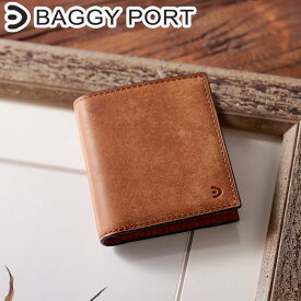 【ポイント10倍】BAGGY PORT バギーポート BUONA ブオナ 二つ折り財布 ZYS-2407 メンズ レディース ユニセックス 本革 牛革 イタリアンレザー ドル入れ 小さめ ブランド シンプル ビジネス 送料無料 黒 赤 紫 黄色 青 緑 プレゼント ギフト