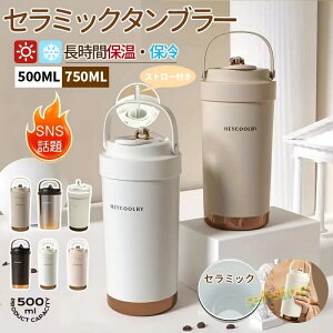 【翌日発送】タンブラー 3way ストロー付き 保温 保冷 蓋付き 持ち運び トラベルタンブラー 水筒 500ml 750ml おしゃれ 大容量 ステンレス 結露しない 二重構造 真空断熱 保温携帯コーヒーカップ