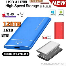 【楽天スーパーSALE！一週間限定10％OFF！】SSD 1TB 外付 ポータブルSSD 外付けハードディス USB-A/USB-C両対応 500GB 超薄型ポータブル ハードディスク 2TB USB3.1 Type-C 対応 スマホ互換可 耐衝撃 誕生日 ハロウィン クリスマス プレゼント