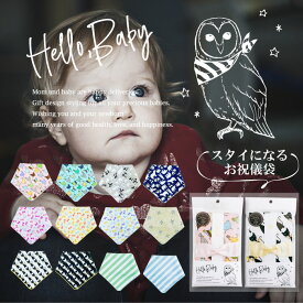 祝儀袋 スタイ よだれかけ 出産祝い プレゼント ギフト バンダナスタイ おしゃれ 360° ビブ ガーゼ ハンカチ あかちゃん ベビー スナップボタン 祝儀 ギフト プレゼント 友人 家族 ママ 日本製【メール便送料無料/あす楽対応】【レビューご記入で300円クーポン配布】FBY-01