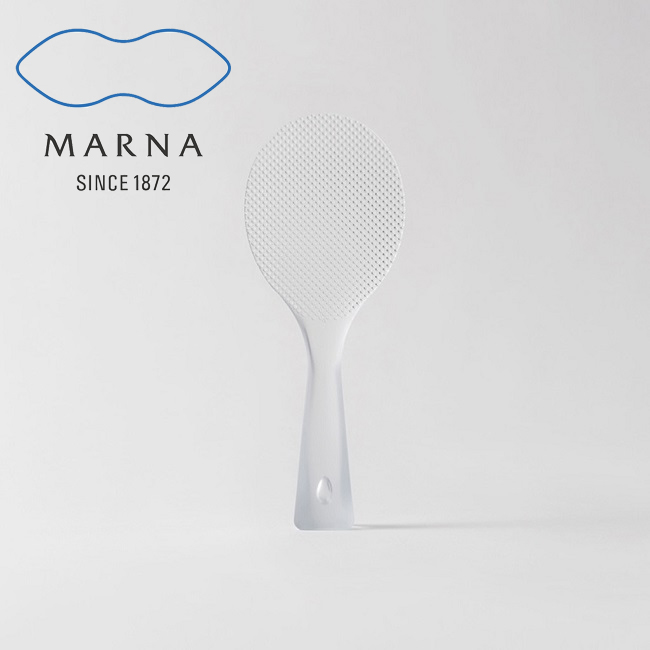 マーナ MARNA  立つしゃもじ プレミアムクリア 食器洗い乾燥機対応 こびりつきにくく オシャレ 透明 日本製 K555