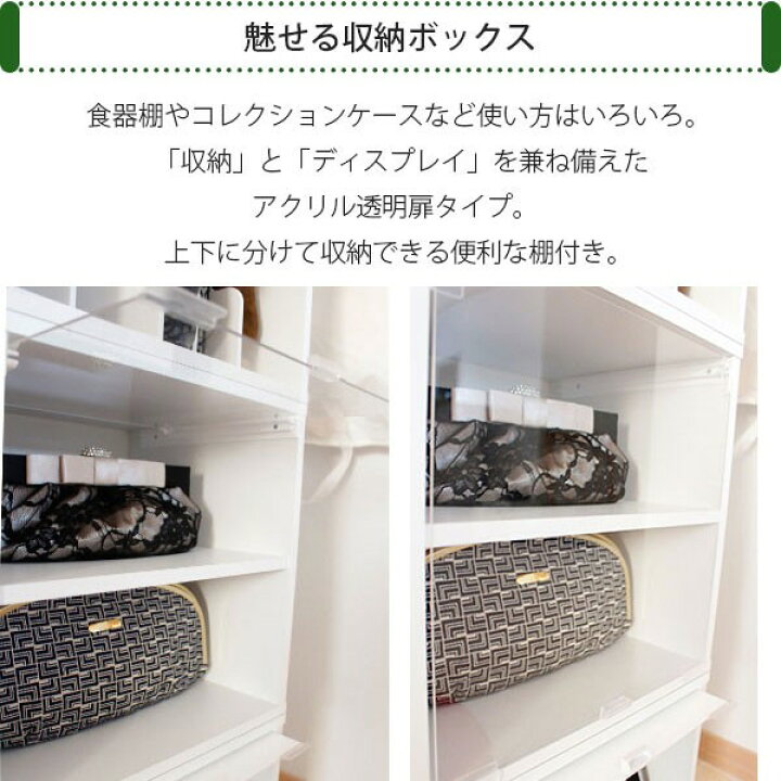 大人気新品 完成品 スッキリ隠す アクリル鏡面扉付き 薄型 キューブボックスaハーフ 木棚付き スリム 浅型 カラーボックス 扉付き Supplystudies Com