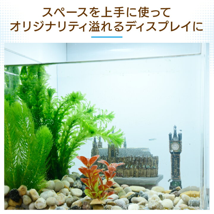 楽天市場】【増設用】 水草が枯れない LED付き キューブボックスα 