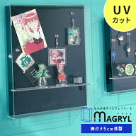 壁掛け コレクションケース MAGRYL 浅型タイプ アクリルケース UVカット 壁掛けフィギュアケース ディス…