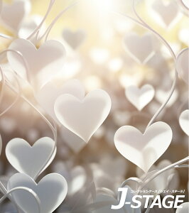 �yJ-STAGE �X�^���_�[�h ���M�����[�^�C�v��p �w�ʃf�U�C���V�[�g�z �n�[�g �w�i �G�t�F�N�g �ǎ� ���z�I ���i �A�C�h�� �t�B�M���A �z���C�g �����F ������ ���[