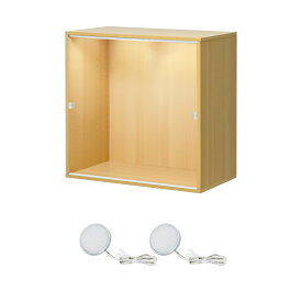 【 led 増設用 】フィギュアケース 幅70cm 奥行40cm 大型 uvカット コレクションケース アクリル 扉付 フィギュア ケース ディスプレイ 木製 キューブボックスα ワイドディープ スーパーハイタイプ