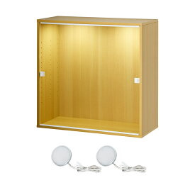 【 led 増設用 】 フィギュアケース 横長 uvカット コレクションケース 大型 アクリル 透明 扉付 フィギュア ケース 収納 ディスプレイケース 木製 大きい キューブボックスα ワイド スーパーハイタイプ 推し活