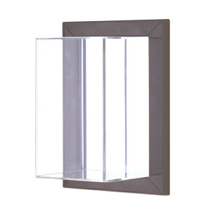 壁を傷めずピタッと貼れる コレクションケース ウォールイット 背面ミラー付き 壁掛け 小さい フィギュアケース アクリルケース 小物 小さめ 小型 ミニコレクションケース ウォールインテ