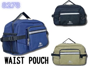 ウエストポーチ ヒップバッグ 多機能 大きめ 仕事 作業用 スポーツ アウトドア カジュアル 多ポケット メンズ レディース ユニセックス 8278