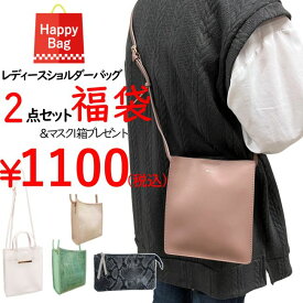 【数量限定】高見えショルダーバッグ2点セット福袋！1,100円SALE ハッピーバッグ レディースショルダーバッグ斜め掛け肩掛けポシェットミニショルダー在庫処分お得大特価プレゼントギフトお楽しみ福袋バック福袋鞄1,100円とは思えない！上品な質感と使いやすさが魅力