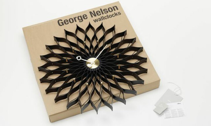 楽天市場】サンフラワークロック ブラック アッシュ Sunflower Clock 