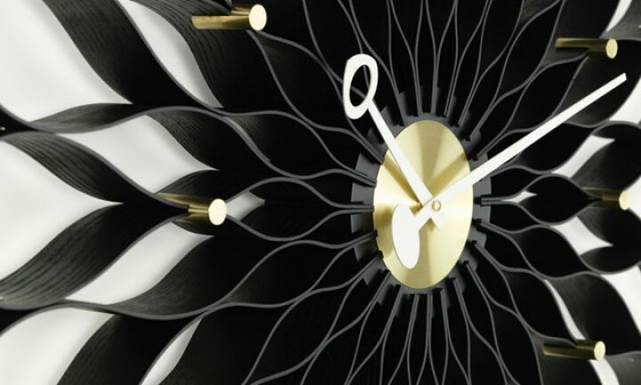 楽天市場】サンフラワークロック ブラック アッシュ Sunflower Clock 