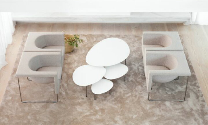 楽天市場】エクリプステーブルL コーヒーテーブル ホワイト (STUA  