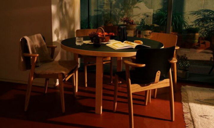 楽天市場】ドムスチェア オーク材 フルパディング Domus Chair (Artek 