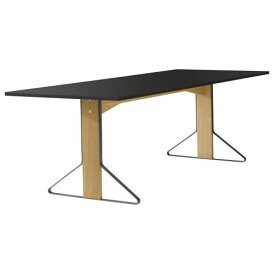 カアリテーブル REB002 ブラックリノリウム Kaari Table W240×D90cm (Artek アルテック) 【送料無料】【代引不可商品】