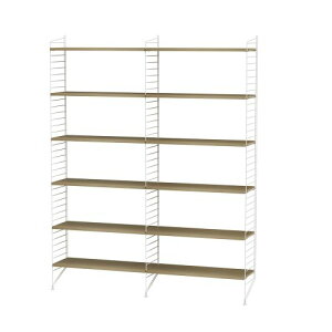 �X�g�����O �V�F���t�{�t���A�p�l�� W120×D30×H200cm �E�b�h (String Bundles Living)