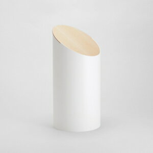 ゴミ箱 SWING BIN スウィングビン ホワイト×ハードメープル (MOHEIM モヘイム) ごみ箱 おしゃれ ふた付き フタ 蓋 ダストボックス シンプル リビング スリム キッチン かわいい 可愛い 【送料無料