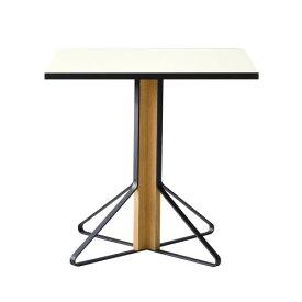 カアリテーブル REB011 ホワイトグロッシーラミネート Kaari Table W75×D75cm (Artek アルテック) 【送料無料】【代引不可商品】