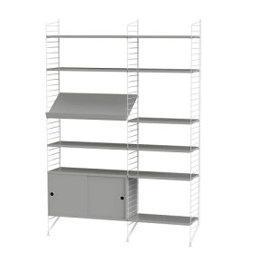 �L���r�l�b�g�{�t���A�p�l�� W140×D30×H200cm MDF (String Bundles Living)�y����s���i�z
