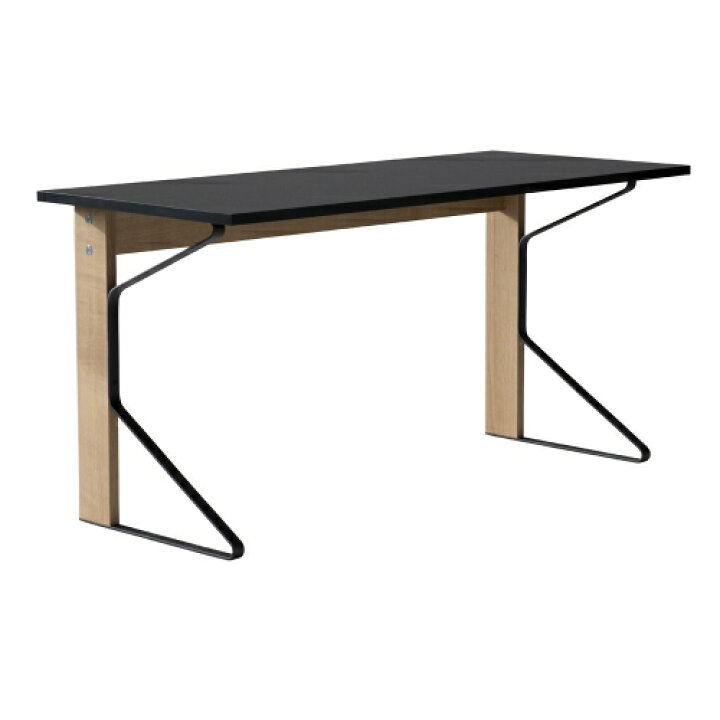 楽天市場】カアリデスク REB005 ブラックリノリウム Kaari Desk W150 