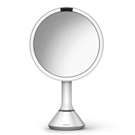 センサーミラー ブライトネス タッチコントロール ホワイト ST3054 拡大鏡5倍 (Simplehuman シンプルヒュ…