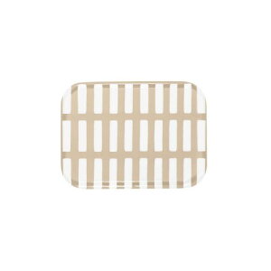 トレイS サンドホワイト SIENA (Artek アルテック) トレー トレイ 白 チェック おしゃれ かわいい 食事 お菓子 ランチトレー プレート ランチプレート 北欧 ノンスリップ カ 【送料無料】