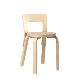 チェア65 バーチ (artek アルテック Carry Away) 椅子 ダイニングチェア ダイニング ダイニング椅子 おしゃれ 在宅ワーク アンティーク 木製 家具 白 ホテル カフェ 【送料無料】【代引不可商品】