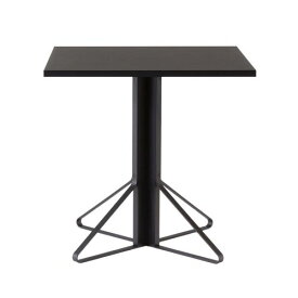カアリテーブル REB011 ブラックリノリウム Kaari Table W75×D75cm (Artek アルテック) 【送料無料】【代引不可商品】