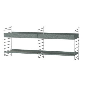�X�g�����O �V�F���t�{�E�H�[���p�l�� W120×D30×H50cm �K���o�i�C�Y�h (String Bundles outdoor)