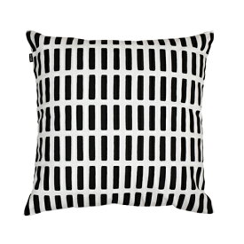 キャンバス クッションカバー 50×50cm SIENA ホワイト×ブラック (Artek アルテック)【代引不可商品】