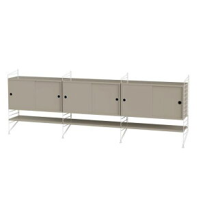 �L���r�l�b�g�{�t���A�p�l�� W240×D30×H85cm MDF (String Bundles Living)�y����s���i�z