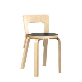チェア65 ブラックリノリウム (artek アルテック Carry Away) 椅子 ダイニングチェア 在宅ワーク テレワーク ダイニング ダイニング椅子 食卓椅子 おしゃれ シンプル 耐久性 【送料無料】【代引不可商品】