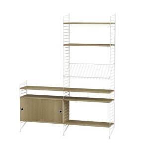 �L���r�l�b�g�{�t���A�p�l�� W160×D30×H200cm �E�b�h (String Bundles Living)�y����s���i�z
