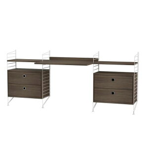 �X�g�����O �f�X�N�{�`�F�X�g W200×D60×H85cm �E�H���i�b�g (String Bundles Work Space)