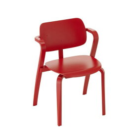 アスラック チェア レッドラッカー Aslak chair (Artek アルテック) 椅子 ダイニングチェア ダイニング ダイニング椅子 食卓椅子 おしゃれ アンティーク 木製 シンプル 耐久性 インテリア 【送料無料】【代引不可商品】