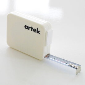 メジャー 3m （Artek アルテック） 巻き尺 巻尺 オートロック ホワイト 白 シンプル 機能性 オフィス 事務 事務用品【代引不可商品】