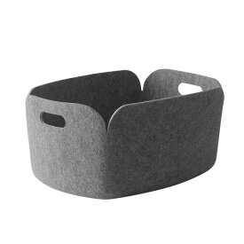 箱 レストア バスケット グレーメランジェ RESTORE (muuto ムート) 収納ボックス ボックス 収納 おしゃれ リビング ダイニング バスルーム 脱衣所 洗濯物 ランドリー ランドリーボック 【送料無料】