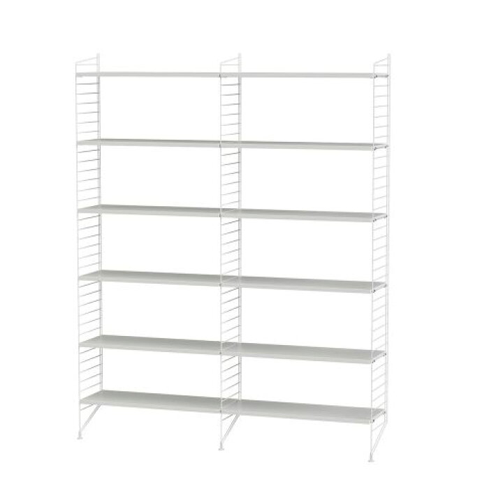 楽天市場】ストリング シェルフ＋フロアパネル W120×D30×H200cm MDF 